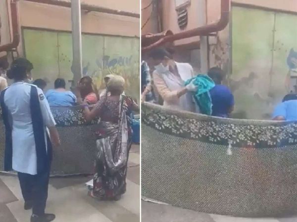 Woman delivers baby outside Safdarjung Hospital after doctors denial Delhi Commission for Women issued notice