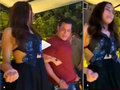salman khan dance with Dabangg-3 Girl Saiee manjrekar Watch video salman khan dance with Dabangg-3 Girl Saiee manjrekar Watch video