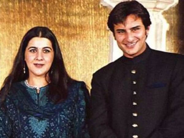 Saif ali khan with Amrita Singh