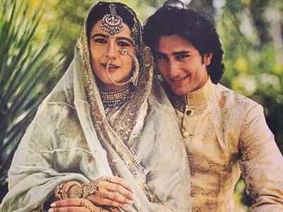 Saif Ali Khan with Amrita Singh Saif Ali Khan with Amrita Singh