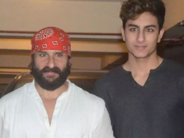 Saif Ali Khan and Ibrahim Ali Khan