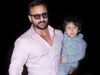 Saif Ali Khan with Taimur Ali Khan