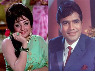 Saira Banu and Rajesh Khanna Saira Banu and Rajesh Khanna