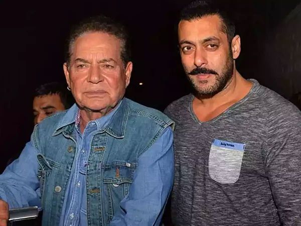 Salman Khan with Father Salim Khan