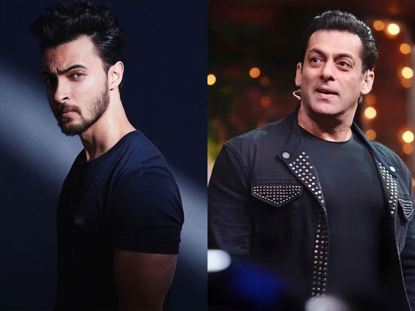 Aayush Sharma and Salman Khan