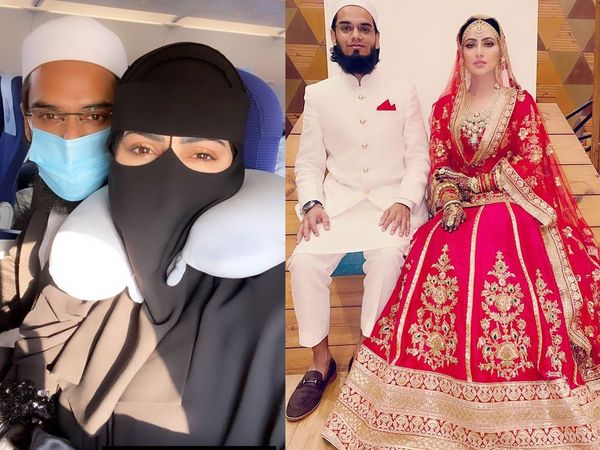 Sana Khan with Husband Mufti Anas