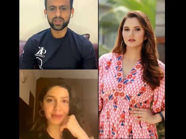 shoaib malik, mahira khan and sania mirza