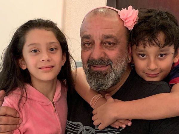 Sanjay Dutt With His Children