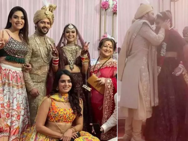 Sanjay Gagnani and Poonam Preet TV Couple tie the knot in delhi Check Wedding photos