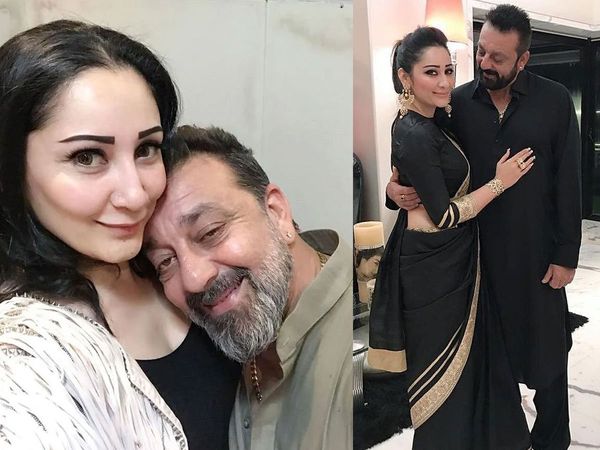 Sanjay Dutt with wife Maanayata Dutt