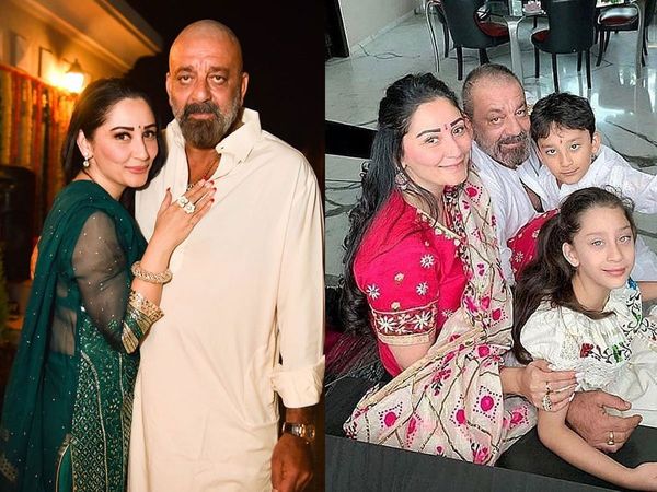 Sanjay Dutt with wife Maanayata Dutt