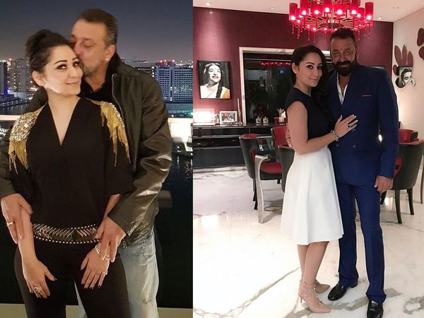 Sanjay Dutt with wife Maanayata Dutt