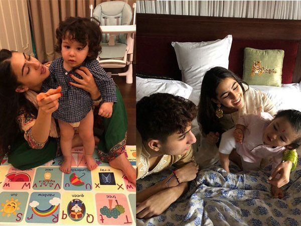 Taimur Pics: नन्हें तैमूर को खास अंदाज में सारा अली खान ने दी जन्मदिन