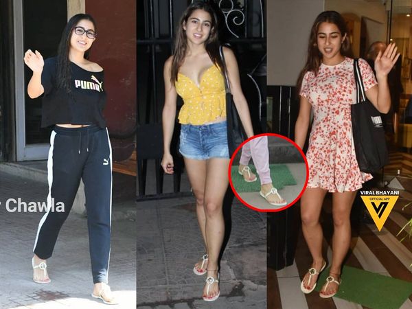 Sara Ali Khan footwear
