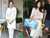 Sara Ali Khan and Jahnvi Kapoor in white suit