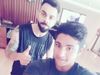 Sarfaraz Khan with Virat Kohli