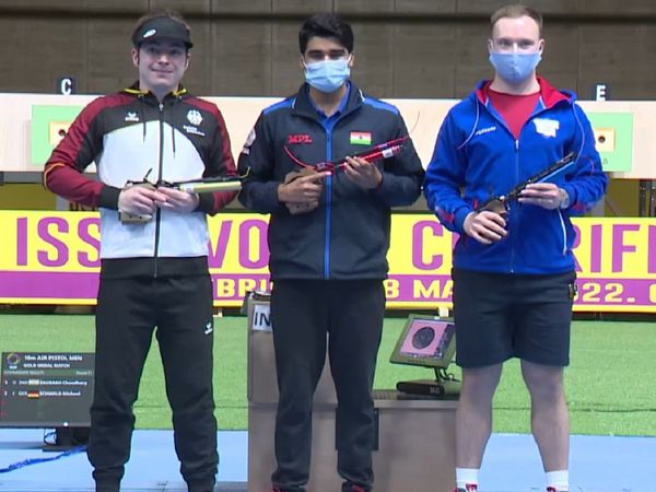 Saurabh Chaudhary wins gold medal in ISSF Shooting World Cup