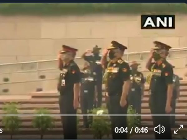 CDS, Army Chief Pay Tributes At National War Memorial On Infantry Day