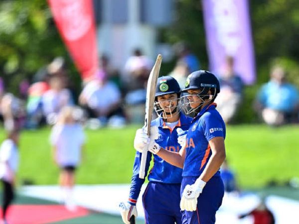 shafali verma and smriti mandhana gives india solid start