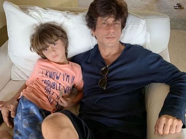 Shah Rukh Khan with Son Abram Khan