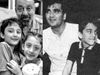 Sanjay Dutt with his wife and children
