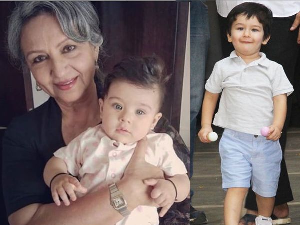 Taimur Ali Khan with Grandmother Sharmila Tagore