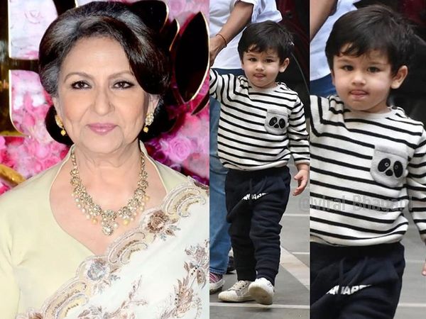 Sharmila Tagore with Taimur Ali Khan