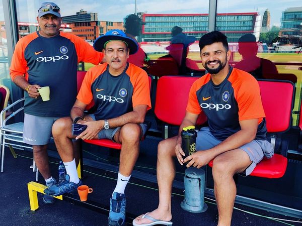 ravi shastri and suresh raina