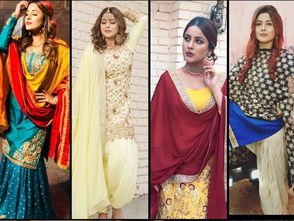 Shehnaz Gill Gorgeous in Salwar suit 5 Stylish Look