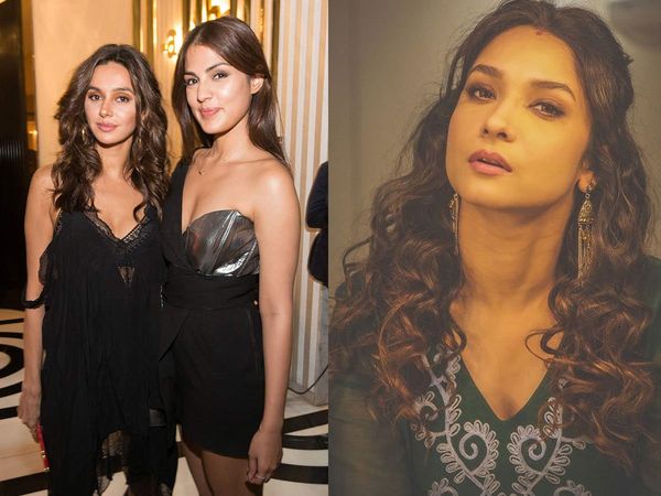Shibani Dandekar with Rhea Chakraborty and Ankita Lokhande