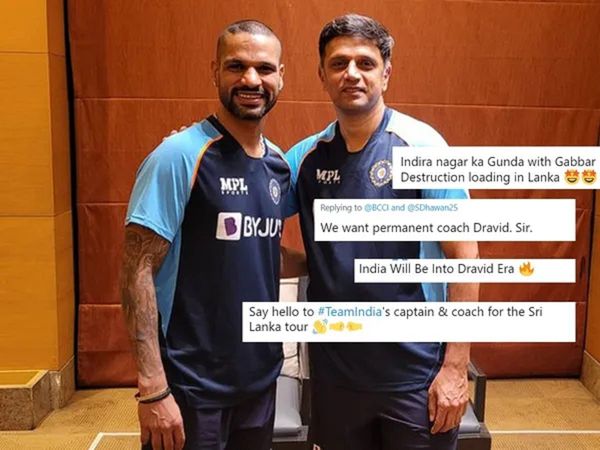 shikhar dhawan and rahul dravid