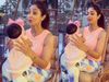 Shilpa Shetty with Daughter Samisha Shetty Kundra