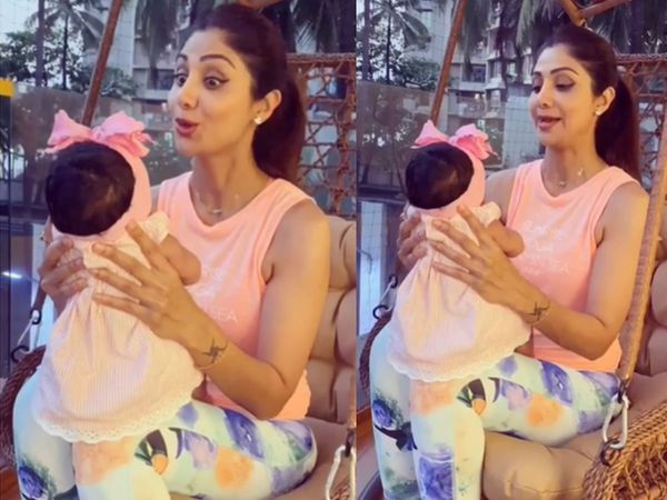 Shilpa Shetty with Daughter Samisha Shetty Kundra