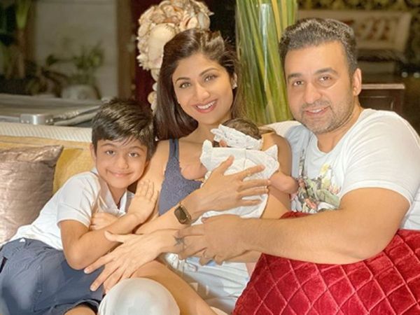 Shilpa Shetty with her Family