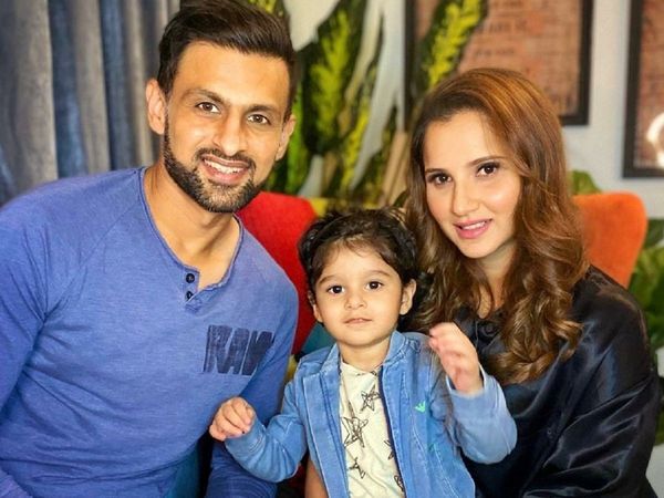 Shoaib Malik with Sania Mirza