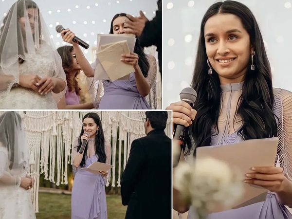 Shraddha Kapoor officiating All rituals in Her Makeup Artist Shraddha Naik Wedding