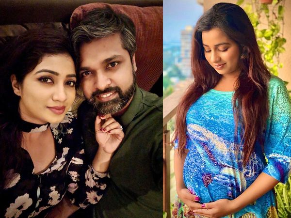 Shreya Ghoshal with Husband Shiladitya Mukhopadhyaya