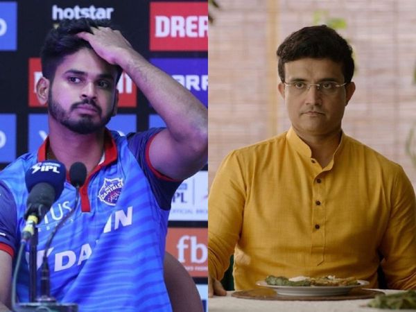 shreyas iyer and sourav ganguly