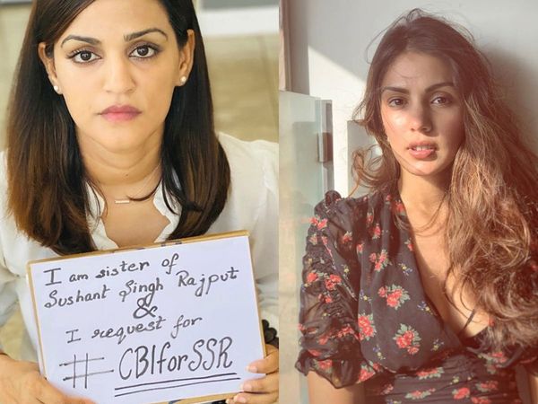 Shweta Singh Kirti and Rhea Chakraborty