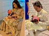 balika vadhu Actress Smriti Khanna Daughter Anayka first puja ceremony