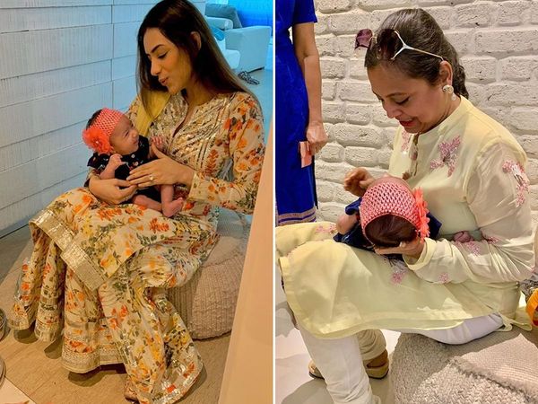 balika vadhu Actress Smriti Khanna Daughter Anayka first puja ceremony