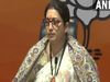 Smriti Irani says Rahul Gandhi who is politically unproductive should not dare to bring down productivity of Lok Sabha 