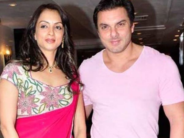 Sohail Khan with Wife Seema Khan