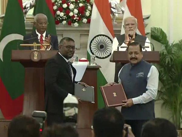 India and Maldives signed six agreements