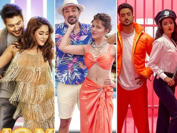 Bigg Boss Celebrities who Take music video route From Sidharth Shukla-Shehnaaz Gill to Rubina Dilaik paras chhabra mahira sharma