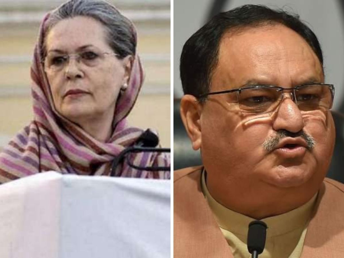 'कोरोना संकट में आपकी पार्टी के कुछ लोग शानदार काम कर रहे हैं' नड्डा का सोनिया को पत्र