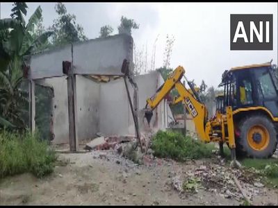 Assam, Sonitpur, illegal occupation of land, anti demolition drive Assam, Sonitpur, illegal occupation of land, anti demolition drive