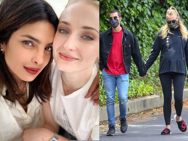 Sophie Turner with Priyanka Chopra and husband Joe Jonas