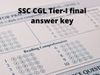 SSC CGL Tier-I final Answer key 2020