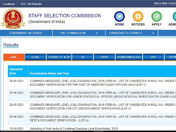 ssc chsl result 2020 tier 1, ssc chsl result 2020 tier 1 pdf download, ssc chsl result 2020 tier 1 sarkari result